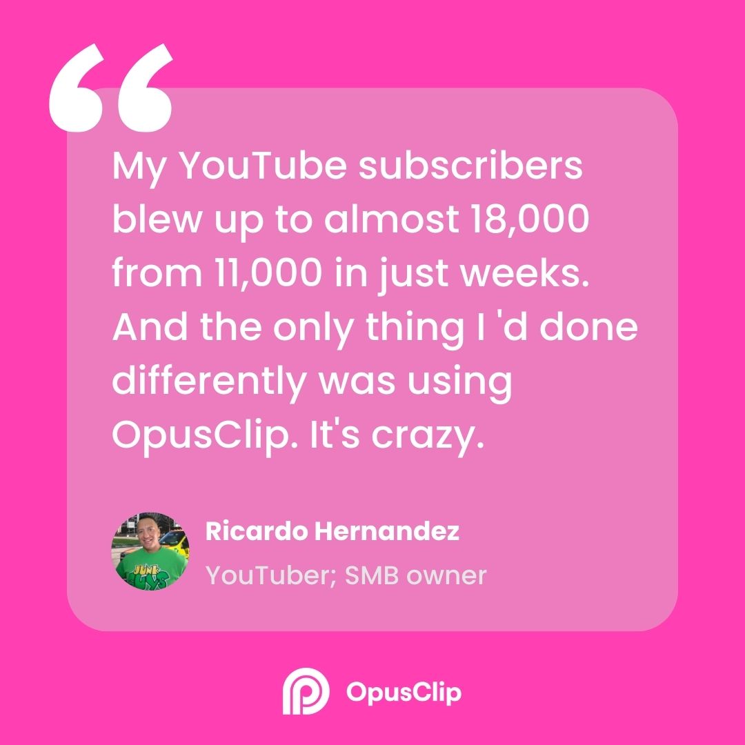 OpusClip tweet media