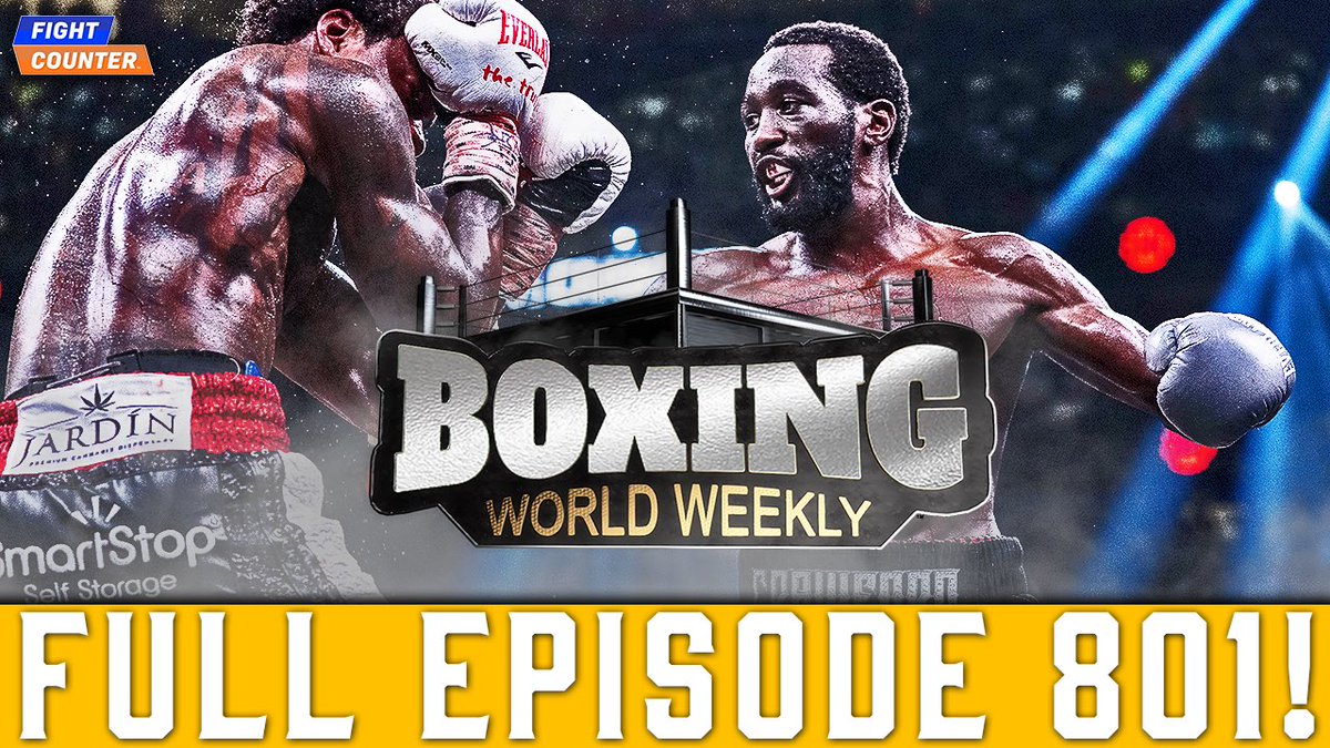 FightCounter's tweet photo. TOMORROW 🔥 2 PM EDT / 6 PM GMT 

Watch BOXING WORLD WEEKLY 

Episode #801🥊

Live on 📺 FIGHT COUNTER

Sign up now and watch it for FREE
👉 https://t.co/jo30uICML0

#SpenceCrawford #Schofield #Ramirez #Inoue #Boxing https://t.co/7bT8iHzwKZ