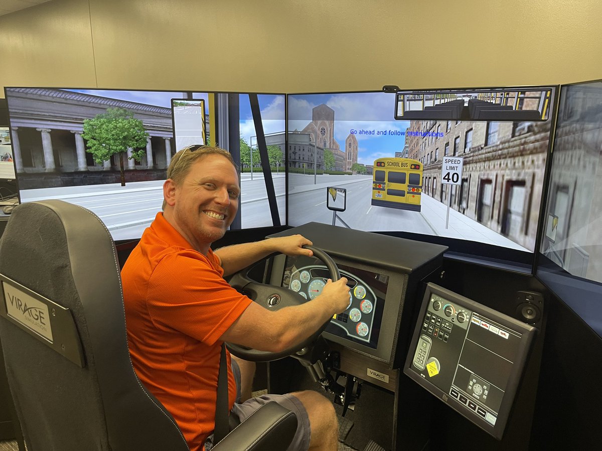 coachbeyer1's tweet photo. Thank you @DrKayneSmith for showing us around the new @CFISDbus Jarvis Transportation center and seeing the new electric 🚌. #CFISDbus https://t.co/VhZ9HL52Mo