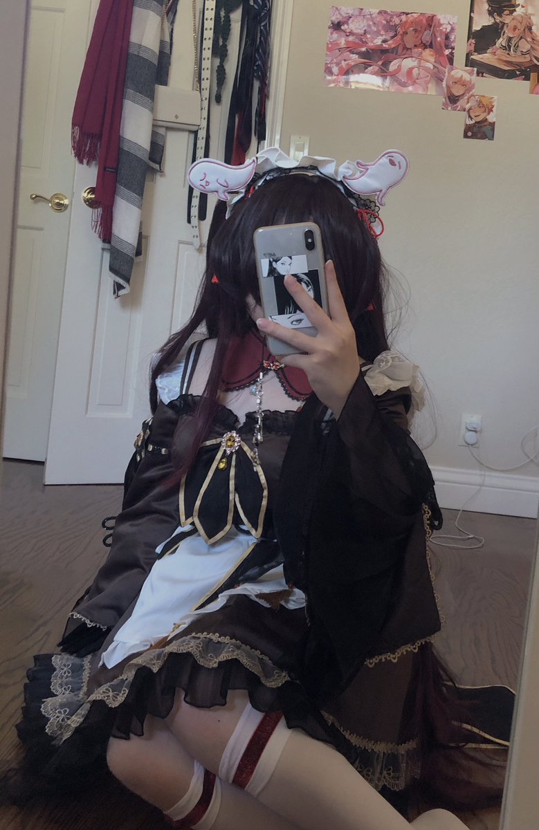 tiredkitti's tweet photo. feel like i was maid to serve you #hutao #genshinimpact #anitwt https://t.co/eEtn58sKiU