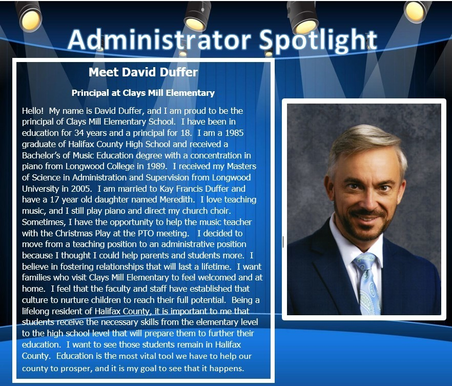 HCPSDistrict's tweet photo. Leading up to the start of the new school year, we are spotlighting our administrators! Learn more about them as a leader and person. Stay tuned for more spotlights! https://t.co/2GQKqbvhq3