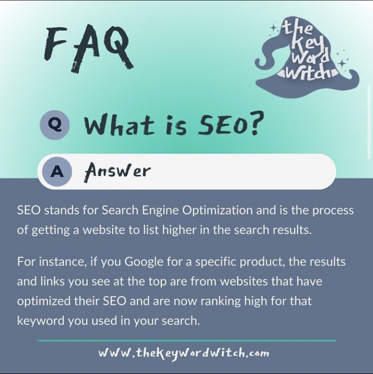 If you have a small business and would like help with your SEO, without breaking the bank (prices from just £15!), visit the keyword witch! ✨

#seo #smallbusiness #smallbusinessseo #smallbusinesssupport #seomarketing #seoconsultant #affordableseo #websiteseoservices