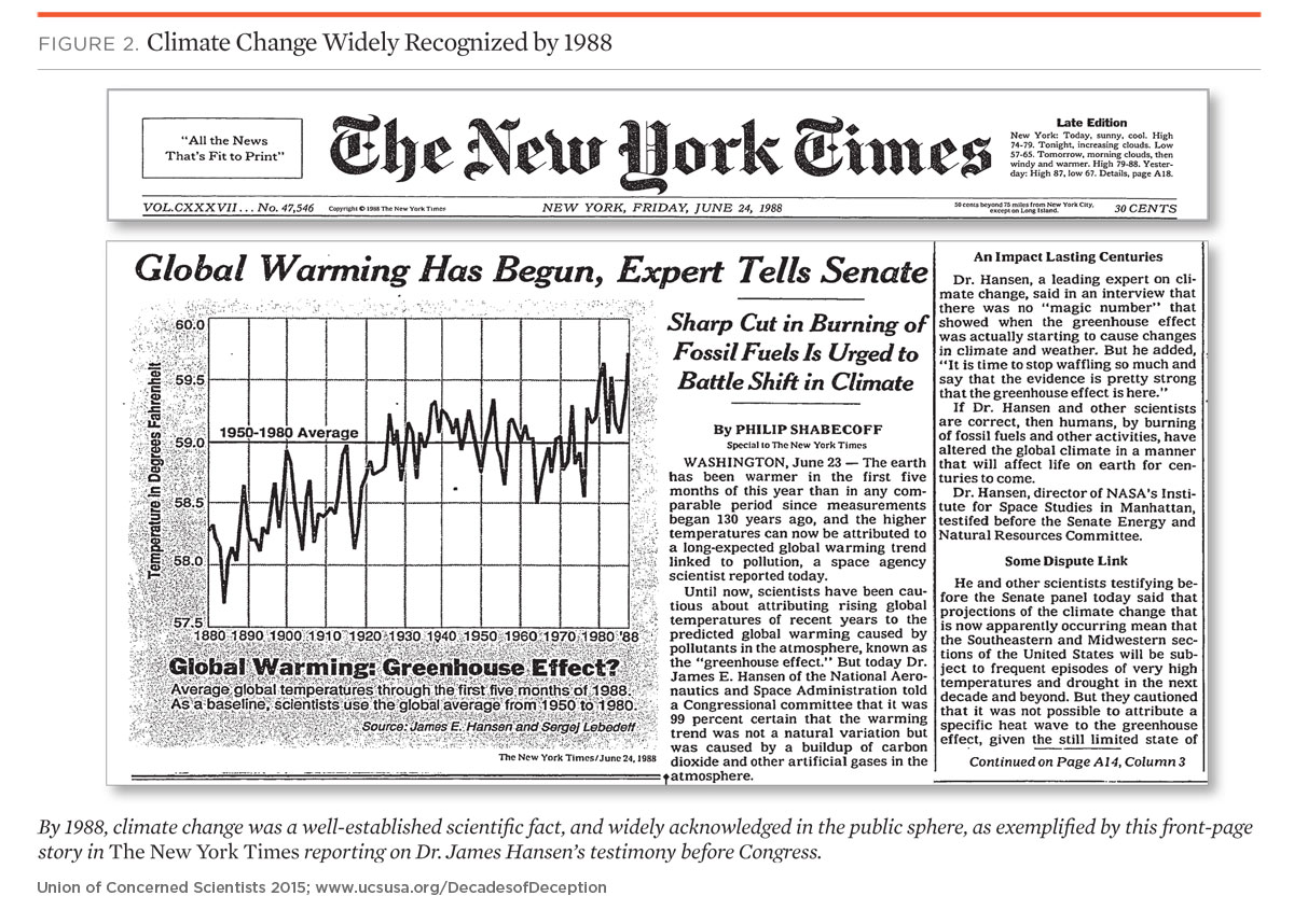 Since the sweltering day 35 years ago that James Hansen sat in front of the US Congress and announced that global warming 'is here', we keep making the mistake of thinking this will be the heat wave, the storm, or the flood that forces the world to take climate action. (1/3)