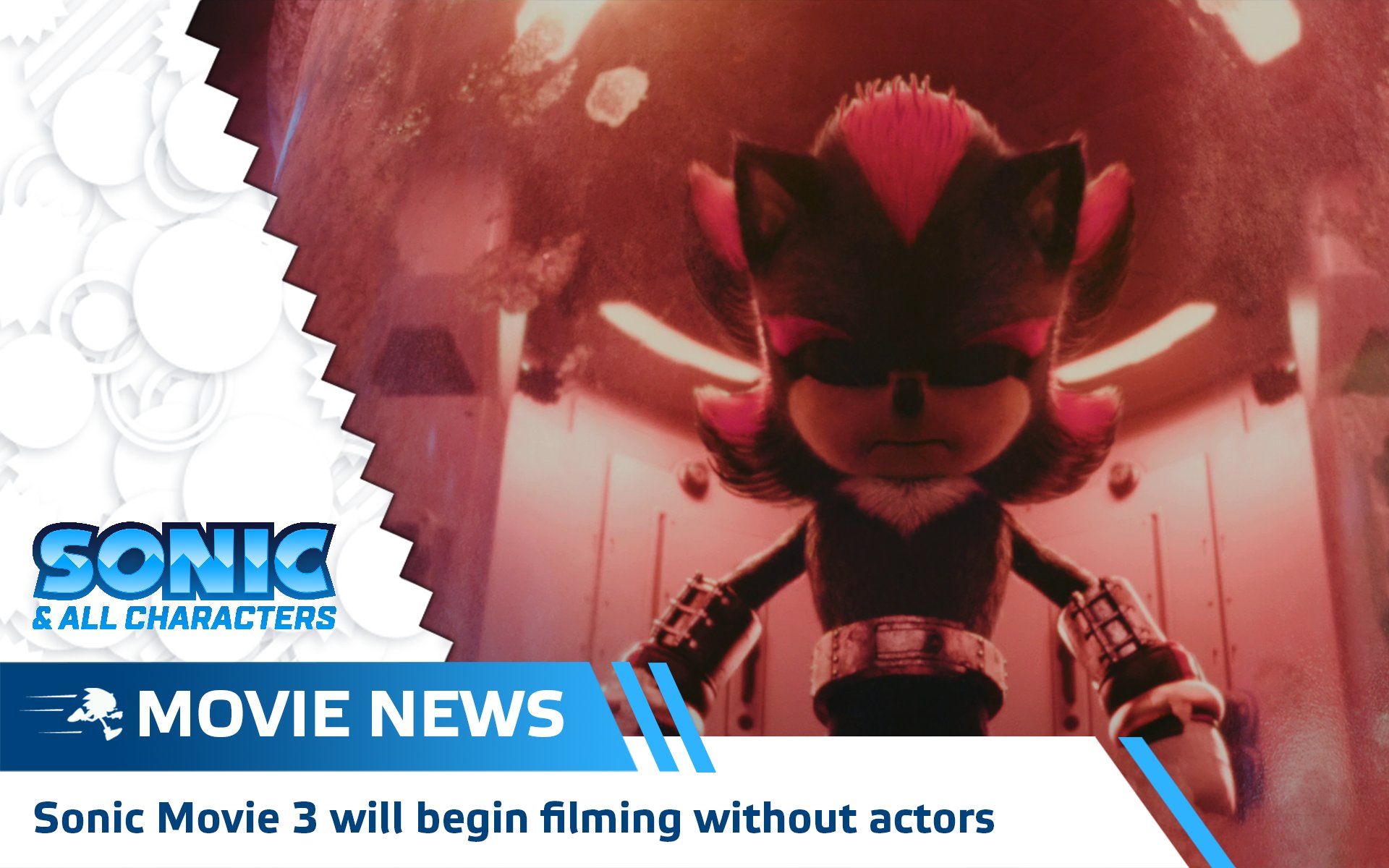 Sonic the Hedgehog 3 Will Begin Filming Without Actors During Strike