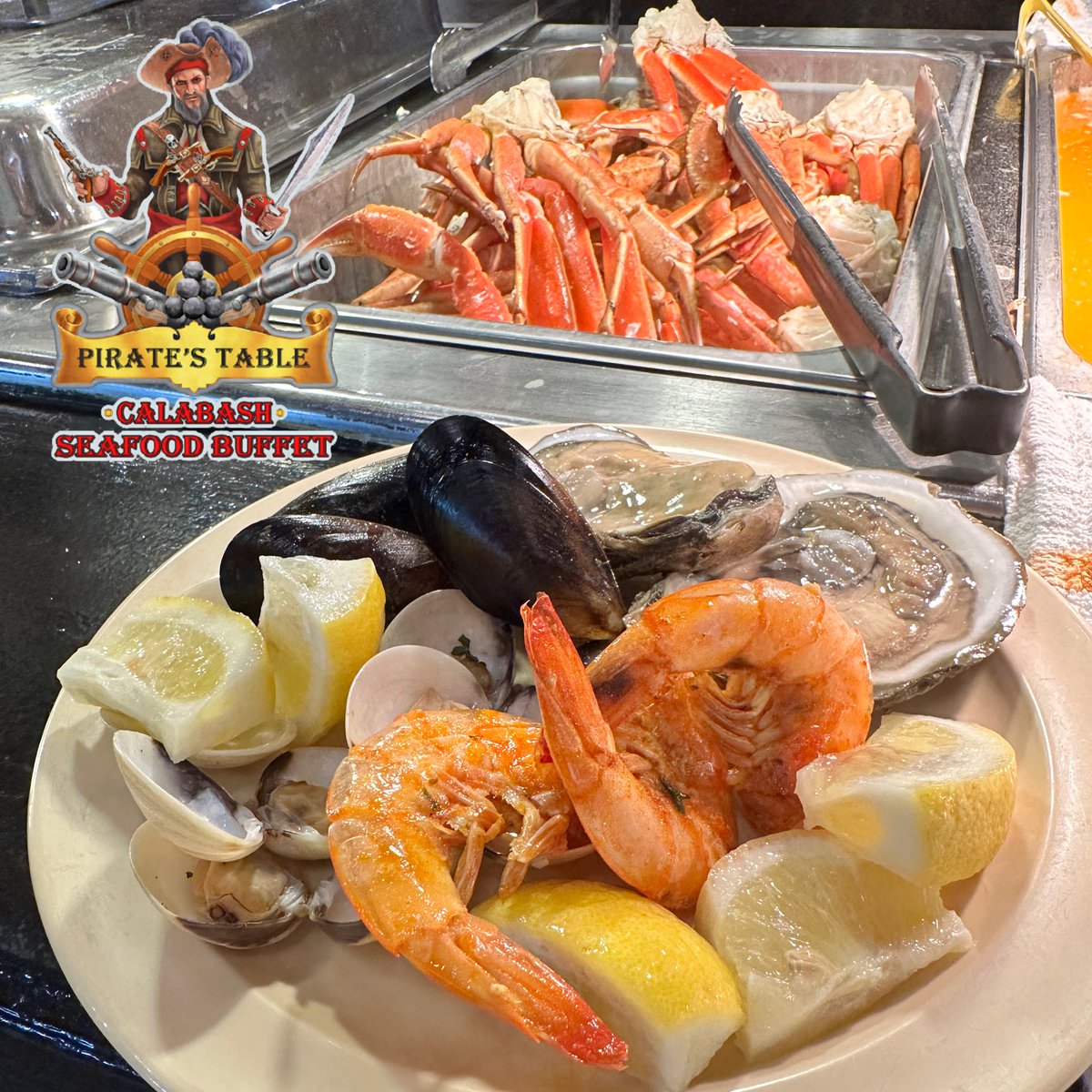 Pirate’s Table Calabash Seafood Buffet tweet media