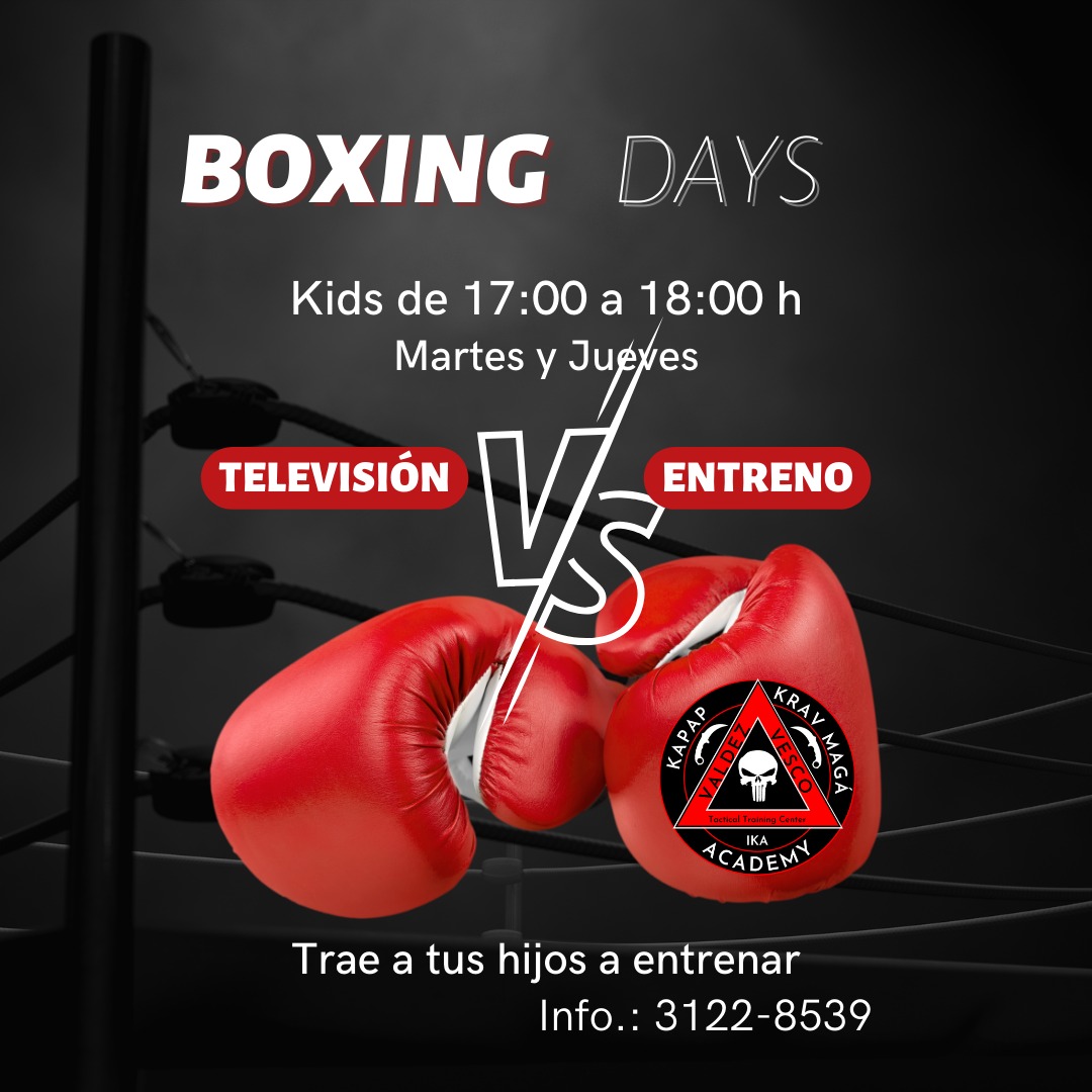 ValdezVescoGT's tweet photo. Únete a nuestros cursos de boxeo para niños los martes y jueves.
Somos Valdez Vesco KravMaga Training Center GT la mejor academia de defensa en el país.
Somos parte de IKA bajo Gran Master @GaliskoM
#box #Kapap #ika #Valdez #academia #defensa #clases #curso #karate #KravMaga https://t.co/TWBvmqmp8K