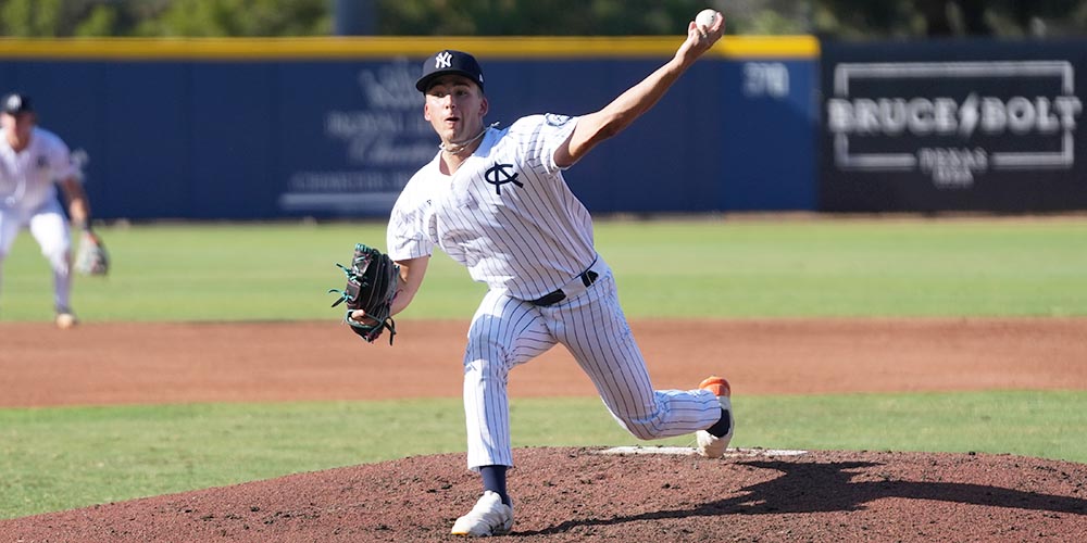 d1baseball's tweet image. .@AggieBaseball commit Bryce Navarre flashed a curveball with 3,000-plus rpm spin rates in a &quot;face-snappingly impressive&quot; outing on Day One at the @ACBaseballGames.

@Stitch_Head has more on the lefty and other standouts ⤵️

🔗 d1ba.se/3OnBh77