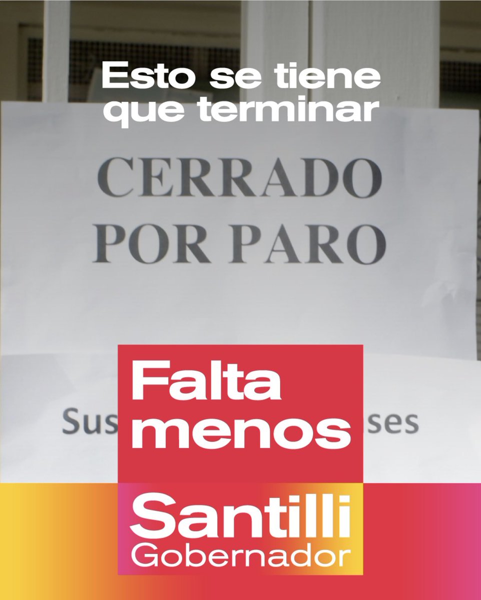 Falta menos para que con <a href="/diegosantilli/">Diego Santilli</a> , podamos transformar la Provincia de Buenos Aires, en una segura, ordenada y productiva, para terminar con años de desidia y abandono.