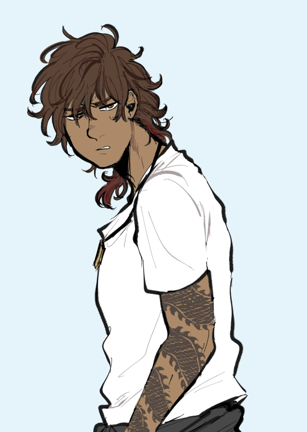 my buddy karachan has gotta be an alltime classic of "guys who wear plain tshirts" #刀剣乱舞