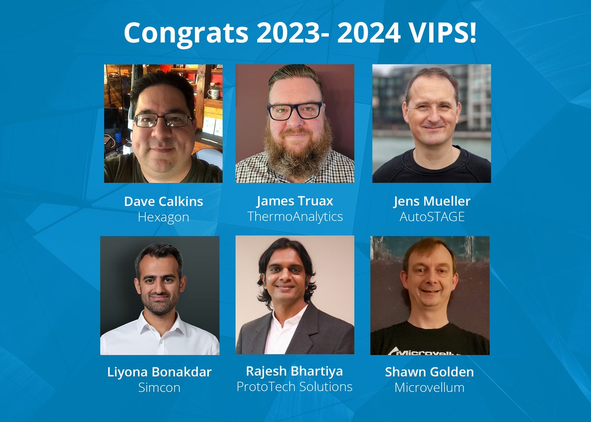 We're thrilled to announce the VIP members for 2023-2024! 🎉 Let's give a warm welcome to our new members, Liyona Bonakdar, Rajesh Bhartiya, and Shawn Golden, and celebrate the return of Dave Calkins, James Truax, and Jens Mueller.