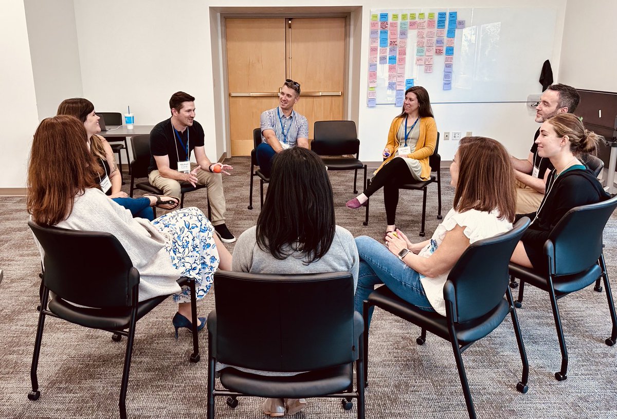 DrTonyArnold's tweet photo. Our new teachers &amp; administrators are learning about SEL this afternoon at New Teacher Induction. #claytonexperience #NTI2023 https://t.co/xBscqQytgT