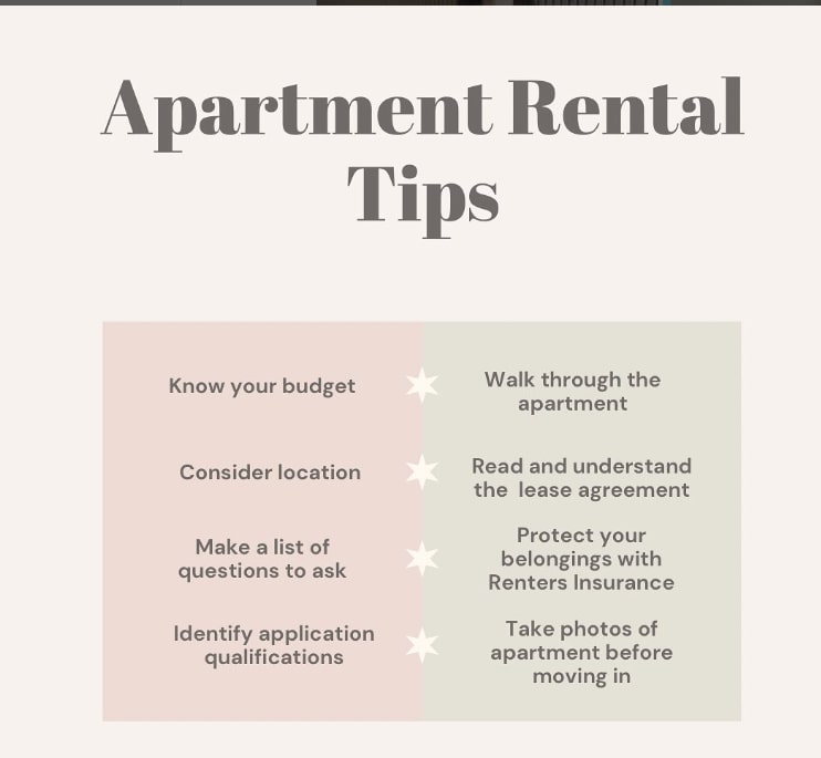 Apartment rental tips

#arcapropertymanagement #arca #rentals #leasing #tips #moving #newplace #firsttimerenters #propertymanagement #investorfocused #cuadragroup
