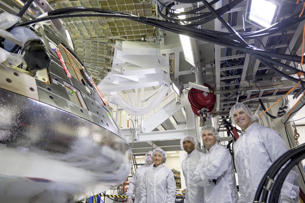 NASA_Orion's tweet photo. #Artemis II Crew, meet your ride to the Moon!