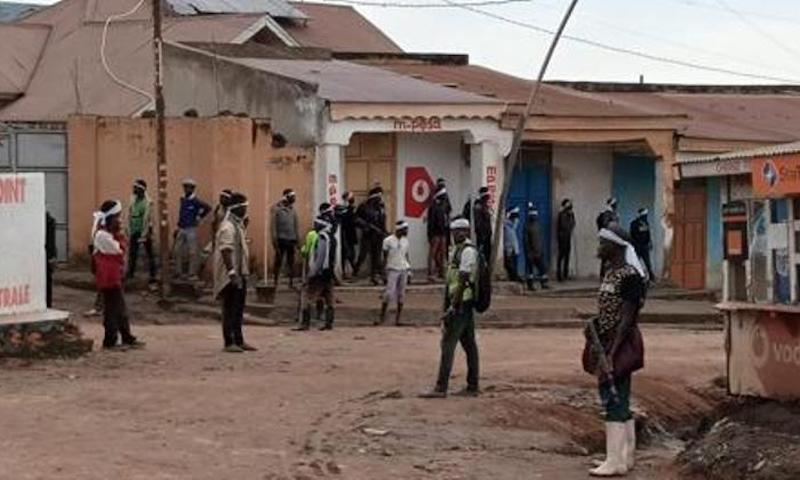 mediacongo's tweet photo. #Bunia: Des hommes armés identifiés comme miliciens de la #CODECO sont accusés d'avoir attaqué, massacré et pillé, le centre commercial de #Largu, situé dans le groupement de #Buku, en territoire de #Djugu https://t.co/BswRUczPDS