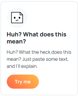 TomcoAI's tweet photo. Stumped by tech terms? Don't be! #TomcoAI has you covered with its "Huh? What Does This Mean?" guided template. Get your tech facts in no time. #TechExplained #ContentGeneration https://t.co/EctslHAhtK https://t.co/ZD9CYNrmDb