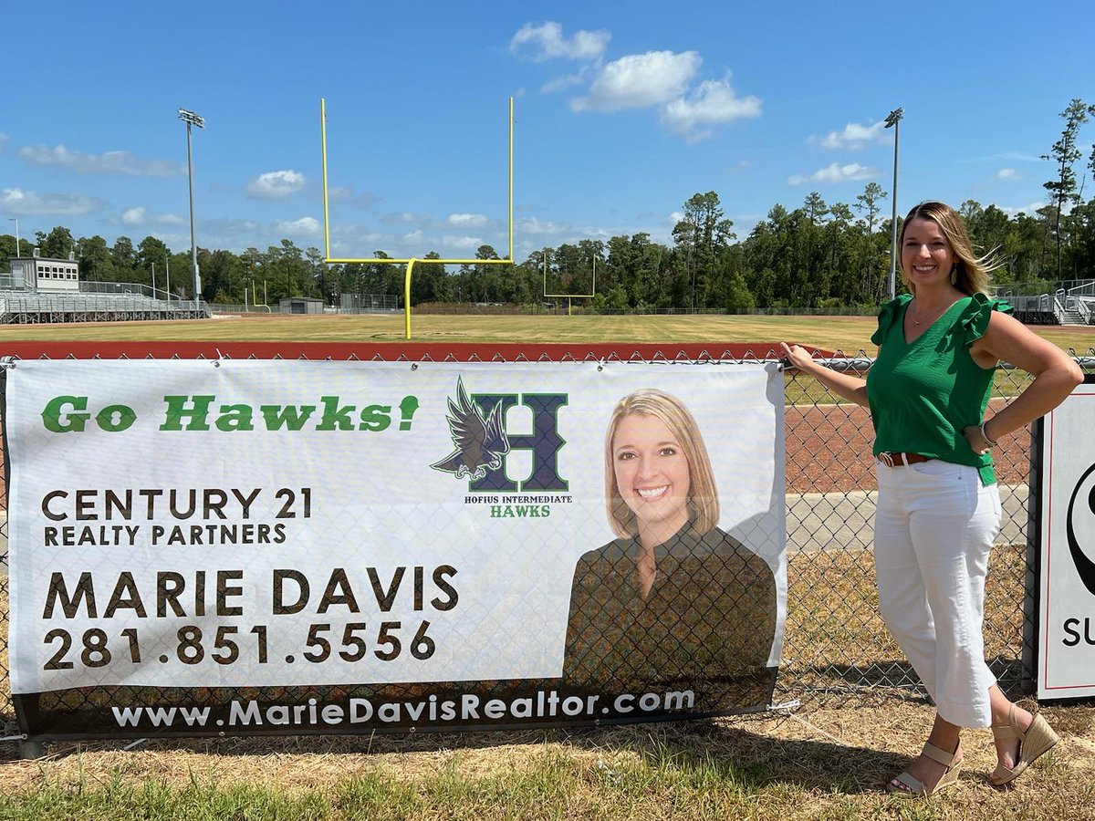 mariedavishomes's tweet photo. 💚💙🦅ＧＯ ＨＡＷＫＳ🦅💙💚 

I love being able to give back to my community by supporting the Hofius Hawks. Looking forward to witnessing ALL the great things these students accomplish this school year and beyond!

#ProudSponsor #KleinISD #Hofius #MarieDavisRealtor #Century21 https://t.co/HSlDcT88BH
