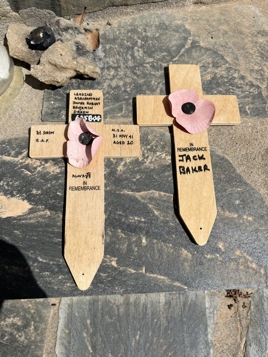 Went to the <a href="/33SqnRAF/">33 Squadron RAF</a> &amp; 30 Sqn <a href="/RoyalAirForce/">Royal Air Force</a> Memorial  at Maleme today to say hello to our old friend Jack Baker &amp; pay respects to our predecessors who fell in the Battle of Crete in 1941. A new gate guardian appeared on #InternationalCatDay!!