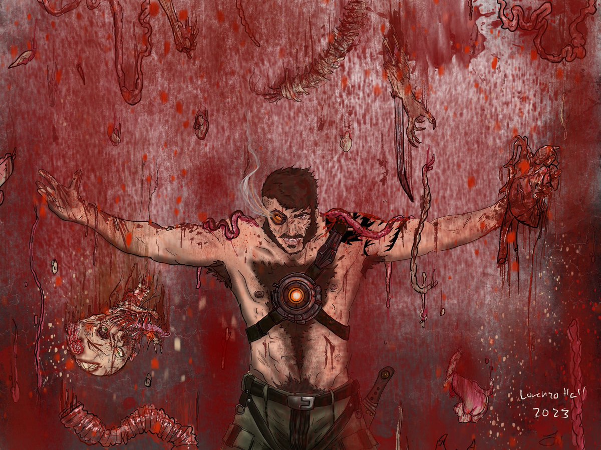 DapperDagger's tweet photo. Kano wins. Flawless victory. #MortalKombat1 #mortalkombat @noobde #ripbaraka #fanart https://t.co/7c4cGOykN5