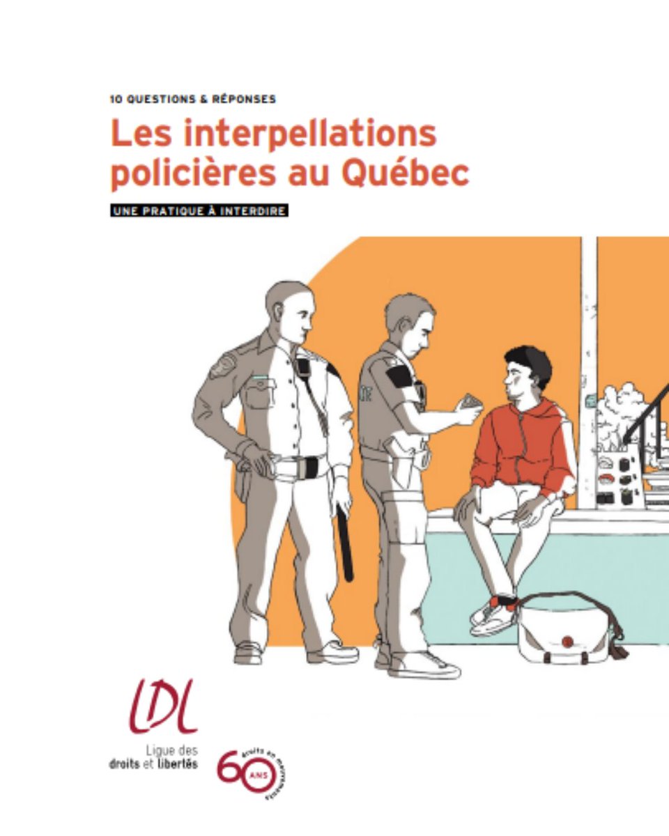 ODP_profilages's tweet photo. 📣 Connaissez-vous les projets de l'ODP? Tout l'été, on vous les présente!
L'ODP soutient la campagne pour l'interdiction des #interpellationspolicières (#streetchecks) de la @LiguedesDroits
Pour en savoir plus: https://t.co/Kzis2lERtU
#profilageRacial #profilagesocial https://t.co/9UayTEDJZ6