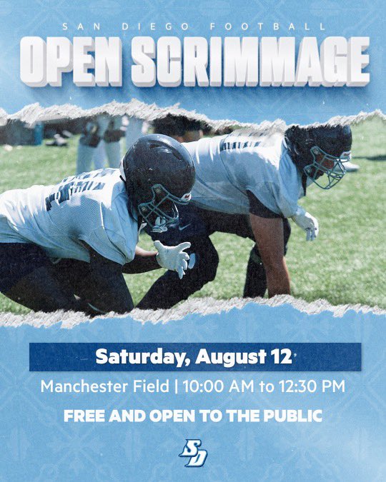 USDFootball's tweet photo. scrimmage szn ‼️

#GoToreros https://t.co/0i7f1TLH06