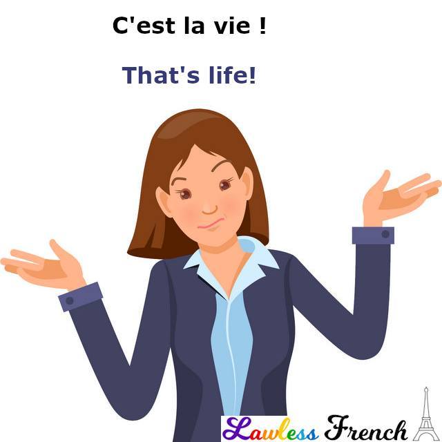 LawlessFrench's tweet photo. C'est la vie - That's life⠀⠀
⠀⠀
Read the lesson and examples and listen to the pronunciation at https://t.co/iFLm9IsBTx ⠀⠀
⠀⠀
#frenchexpression #learnfrench #fle #french #frenchexpressions #speakfrench #authenticfrench #frenchteacher #frenchlearner #frenchstuden https://t.co/3nkeGRaq1S
