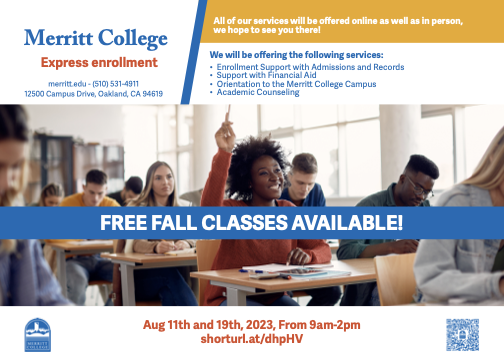 Merritt College tweet media