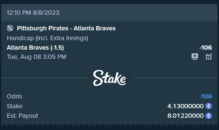 Home Team Vibes @Bitboy_Crypto we locked you in for the Braves ML Tonight.