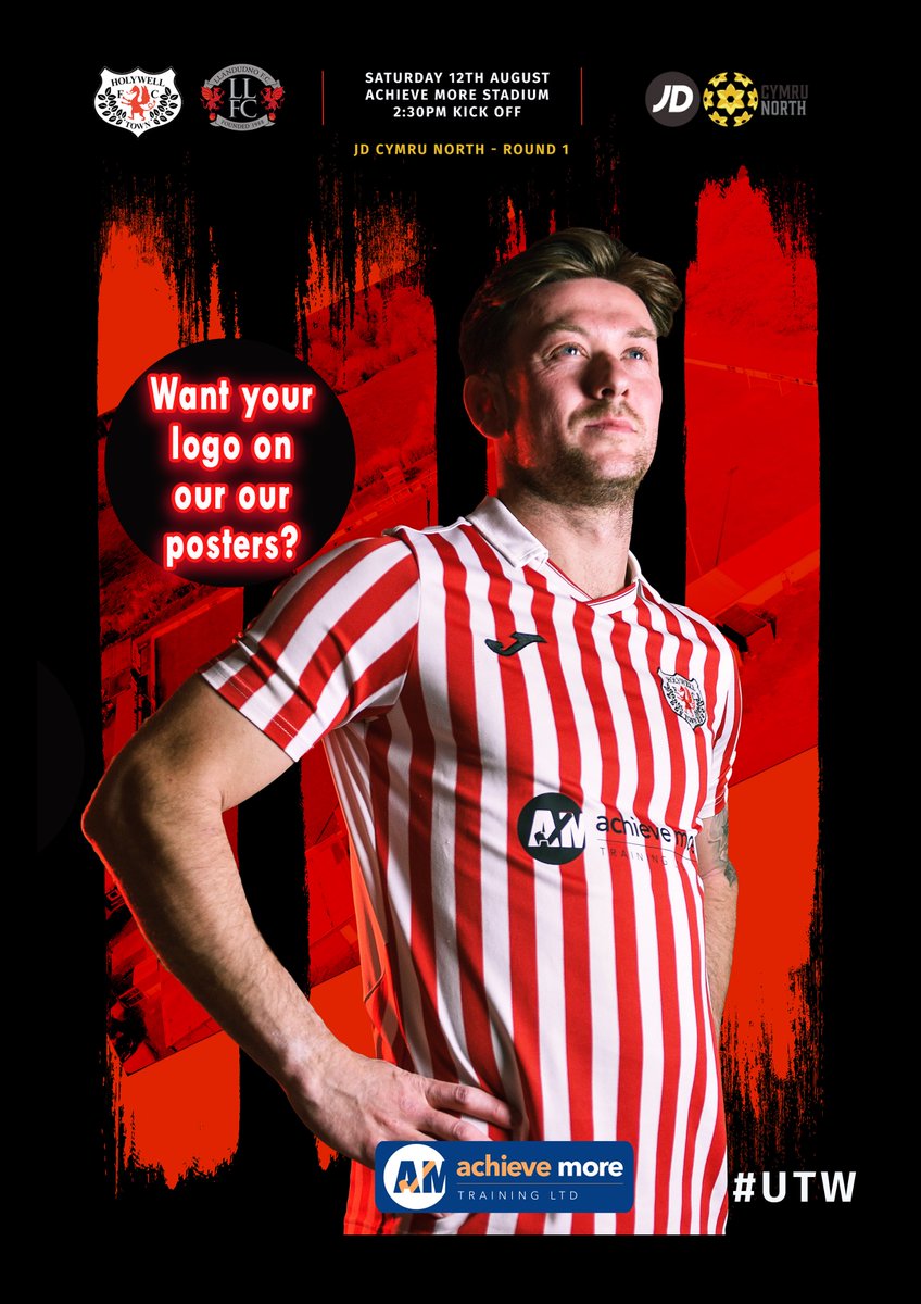 We go again this Saturday as we host <a href="/Llandudnofc/">Llandudno FC</a>.

⚽️Kick off - 2:30
🏟️Achieve More Stadium

*We still have the sponsorship opportunity for this home match. ** PM on here or email commercial.holywelltownfc@gmail.com

*Bar is open
- Adults - £8 
- Concessions - £6 
- U16’s - £1