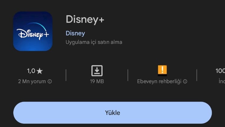 yedi24yanki's tweet photo. Türk kullanıcılar, Disney+'ın 'Atatürk' dizisi hakkında aldığı kararlar ve baskılara boyun eğmesi sebebiyle uygulamaya kötü yorum yaparak uygulama puanını düşürdü. https://t.co/NOukKhsh1d