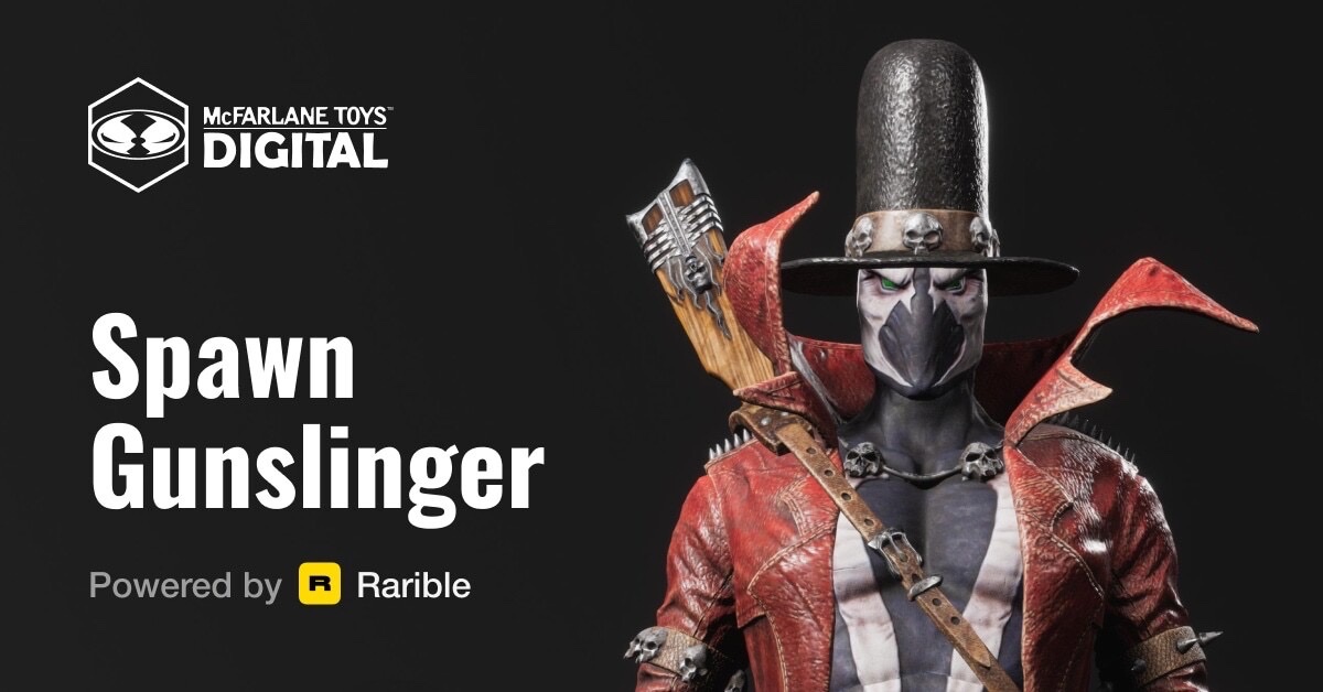 Rarible (@rarible) on Twitter photo The <a href="/mcfarlanetoys/">McFarlane Toys</a> team has given us some allowlist spots for the Spawn Gunslinger drop on Thursday 🔥
Here's how to enter to win:
1️⃣ Repost this post
2️⃣ Drop your MATIC wallet below
We'll pick random winners tomorrow to join the allowlist phase of this mint!
🔥🔥🔥 The <a href="/mcfarlanetoys/">McFarlane Toys</a> team has given us some allowlist spots for the Spawn Gunslinger drop on Thursday 🔥
Here's how to enter to win:
1️⃣ Repost this post
2️⃣ Drop your MATIC wallet below
We'll pick random winners tomorrow to join the allowlist phase of this mint!
🔥🔥🔥