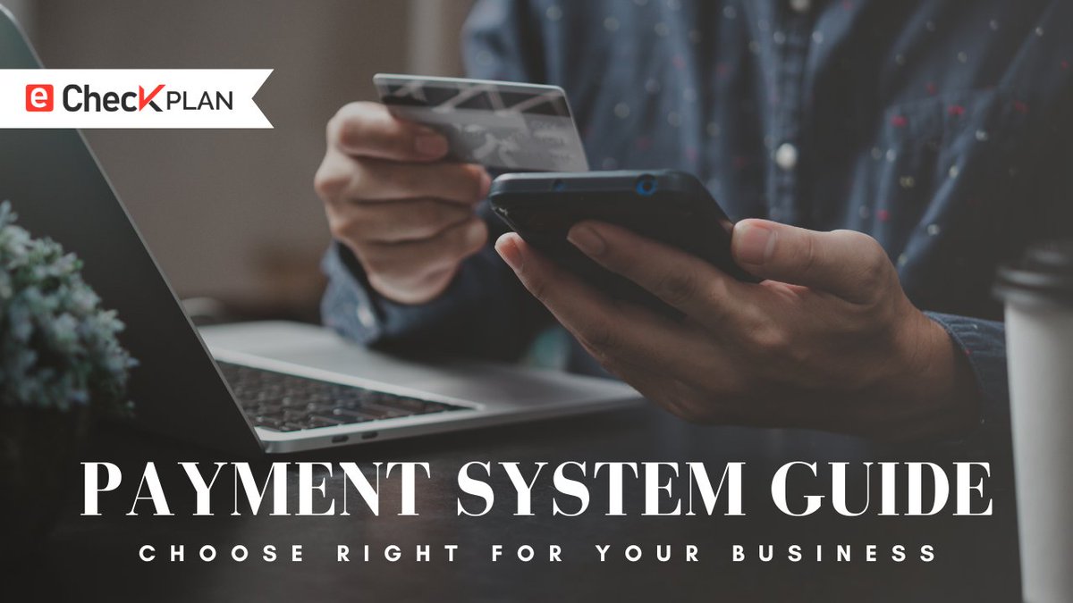 eCheckPlan's tweet photo. Discover the perfect payment system for your business with our guide. Learn about More options, from traditional to digital methods, and their pros and cons in our latest Blog- https://t.co/hDlGPdjfPp
Contact Now:
(800) 974-9661 Support@echeckplan.com 
#payment #echeck #merchant https://t.co/6H1hVNM176