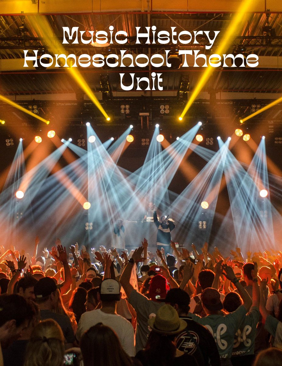 Music History Homeschool Theme Unit just released. Teach your children about the history of music in this Music Education and Appreciation companion theme unit. 82-pages of learning fun and hands-on activities. #homeschool #homeschooling #musichistory

oldschoolsurvivalbootcamp.com/f/music-histor…