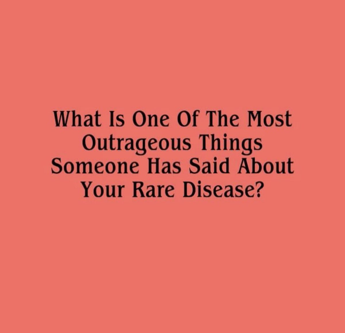 CFUCDF's tweet photo. With having a Rare &amp; Invisible Illness comes a lot of people making assumptions about your health; People assume your illness is an overdramatized and overexaggerated issue.
This has led to a lot of feelings of Isolation for me and others personally. https://t.co/TyyZo9rgwV