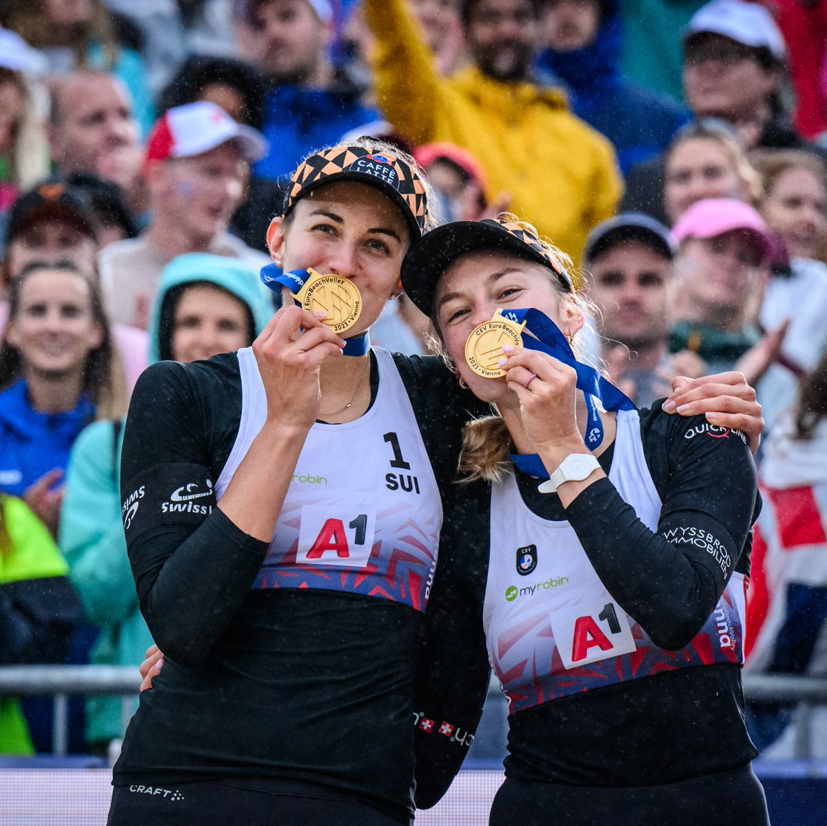 We extend our gratitude to all sponsors, helping hands, and to the best fans in the world who have turned this year's A1 CEV EuroBeachVolley Vienna into the exceptional event it is 😍. Congratulations to the newly crowned European champions: Hüberli/Brunner &amp; Åhman/Hellvig 🎊🎉!