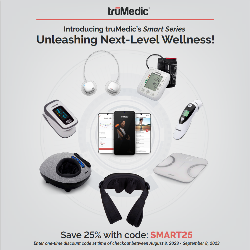 Discover the future with our Smart Series products! 🚀🔥 Enjoy a fantastic 25% off when you visit us at trumedic.com/collections/sm… and use the code SMART25. Upgrade your lifestyle today! 💡✨ #SmartSeries #truMedic