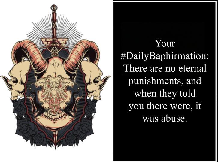 SatanicSF's tweet photo. #DailyBaphirmation https://t.co/wbkaDssoEz