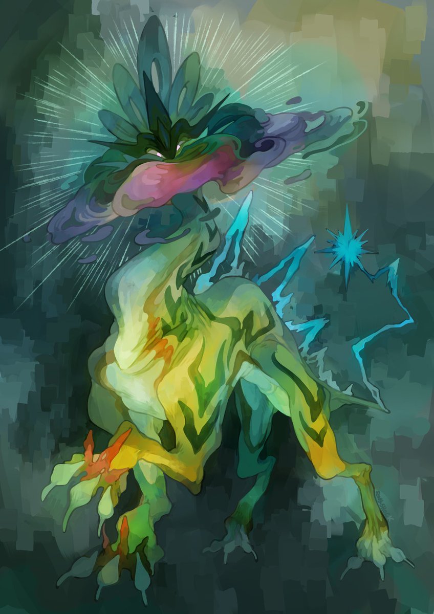 Sony_Shock's tweet photo. I was going to post something else today but... long boi Raging 'Raikou' Bolt ⚡⚡⚡ https://t.co/NMHVwEFiKK