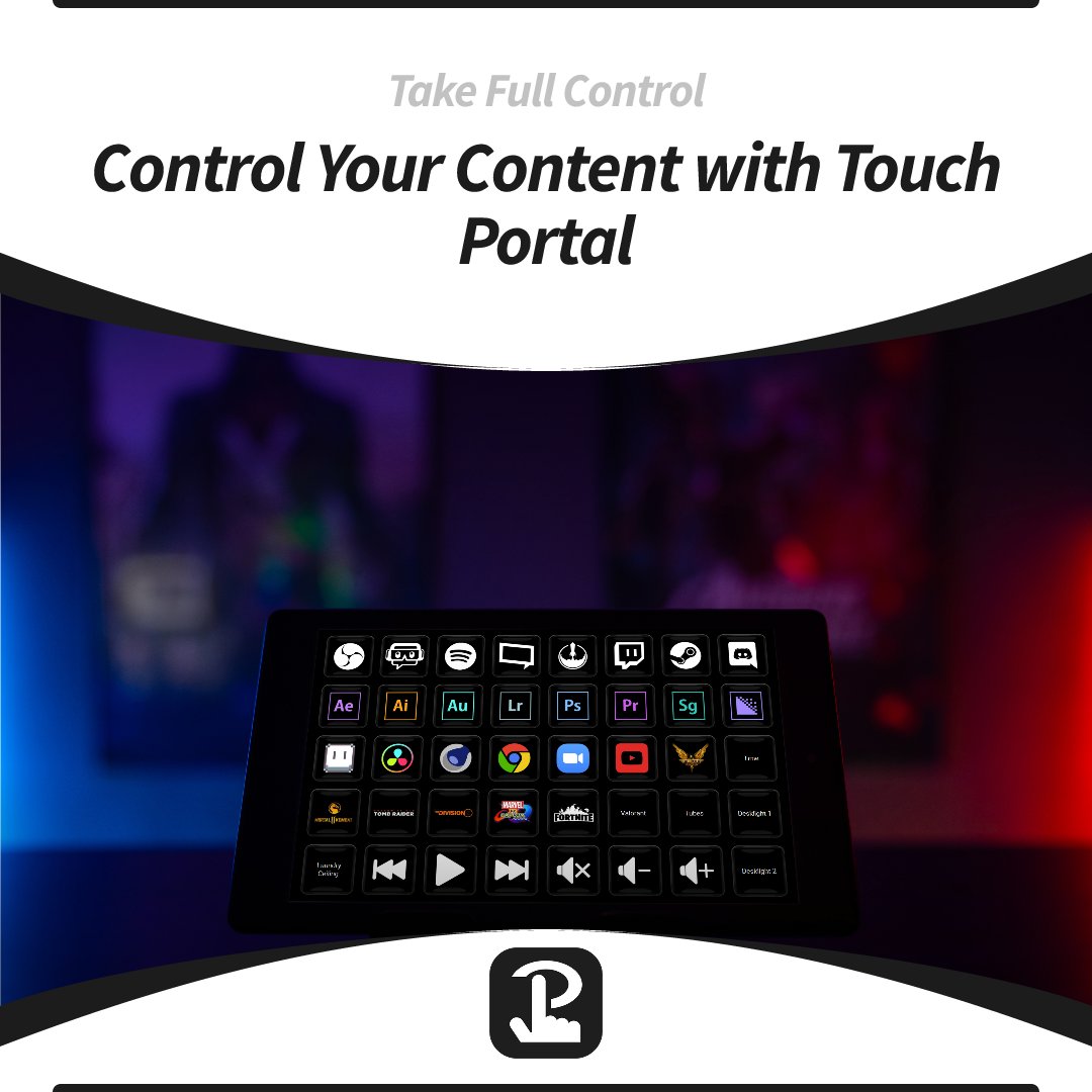 Touch_Portal's tweet photo. 🚀 GIVEAWAY ALERT! 🚀

We're giving away 5 Touch Portal PRO UPGRADE codes! 🎉

Here’s how you can enter:
Retweet this tweet. 🔁
Follow our account. 📲
Tag 2 friends below. 🤝

Winners will be announced 24 hours after this tweet in their dms. 
Set your alarms! ⏰ 

#TouchPortalPro #Giveaway #TechGiveaway