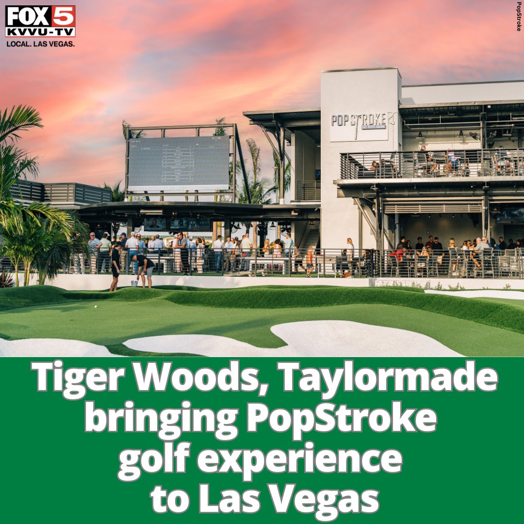 Well, this looks awesome! PopStroke, a golf experience that is partnered with Tiger Woods and Taylormade, is set to open in Las Vegas.
DETAILS: bit.ly/3OrRx6X