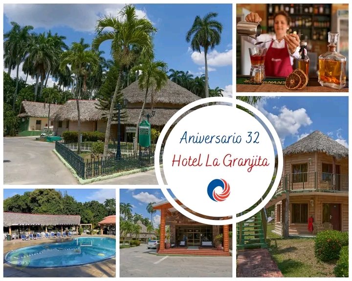 radiocmhw's tweet photo. #VillaClara | El Hotel La Granjita celebra hoy el 32 aniversario de su fundación🥳🥳. 
✨Desde aquel agosto de 1991, la instalación mantiene su esencia de entorno rural y busca la excelencia en el trato profesional🌈.
👏🏻 ¡Muchas felicidades a sus trabajadores! 
✍🏻📸@TravelVillac https://t.co/ZHRfzsr0Jb