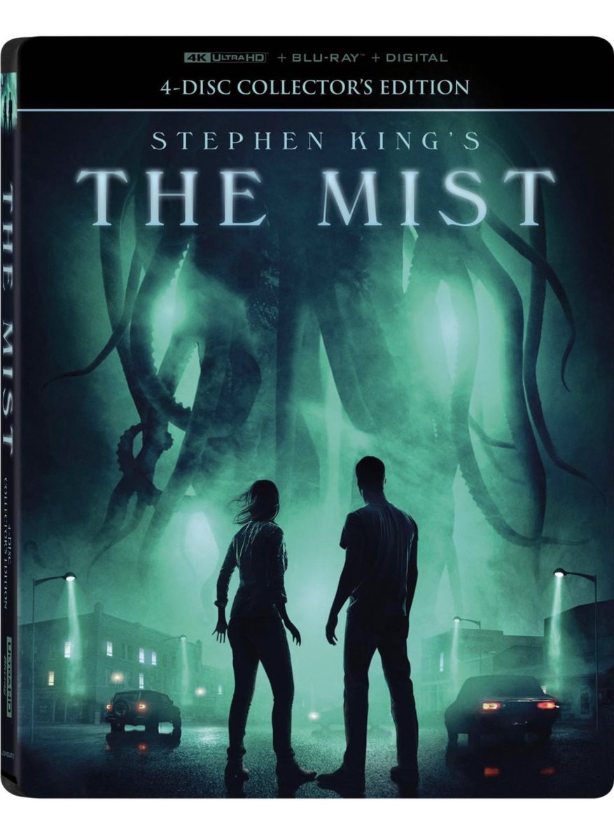 ***PRE-ORDER***
The Mist 4K UHD

Pre-order: amzn.to/3QqGrlm

Street Date: 10/3

#FilmTwitter #4KUltraHD #4K #Bluray #StephenKing