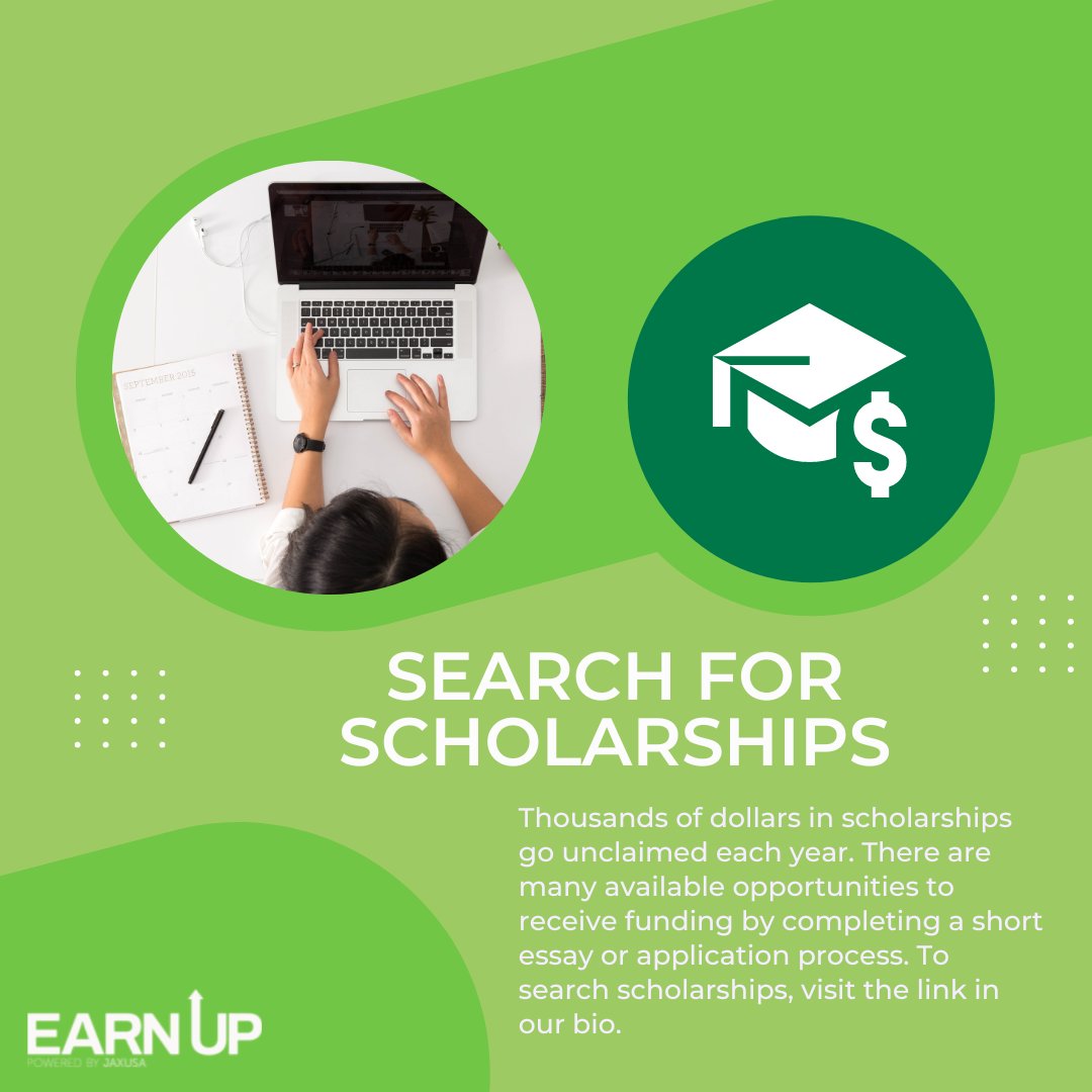 Earn_Up's tweet photo. As we near the start of a new school year, it's time to get in to gear! Here are a few things you can do to make sure you start off on the right foot!
.
.
.
#EarnUp #CareerPathways #Education #College #University #Knowledge #Degree #DegreeCompletion #JAX #FallSemester #NEFL https://t.co/qkVkVpC5eh
