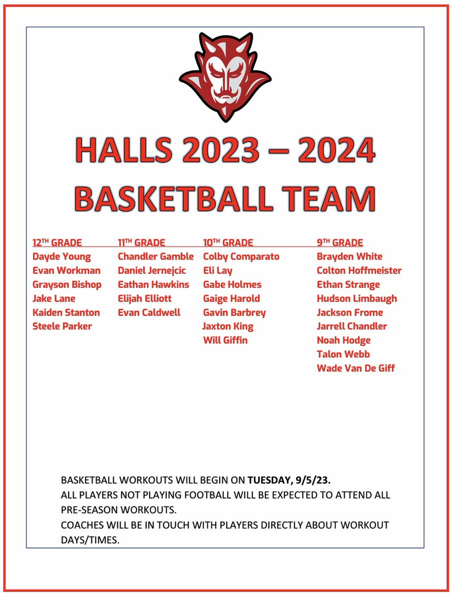 Halls Basketball (@hallsbasketball) on Twitter photo 