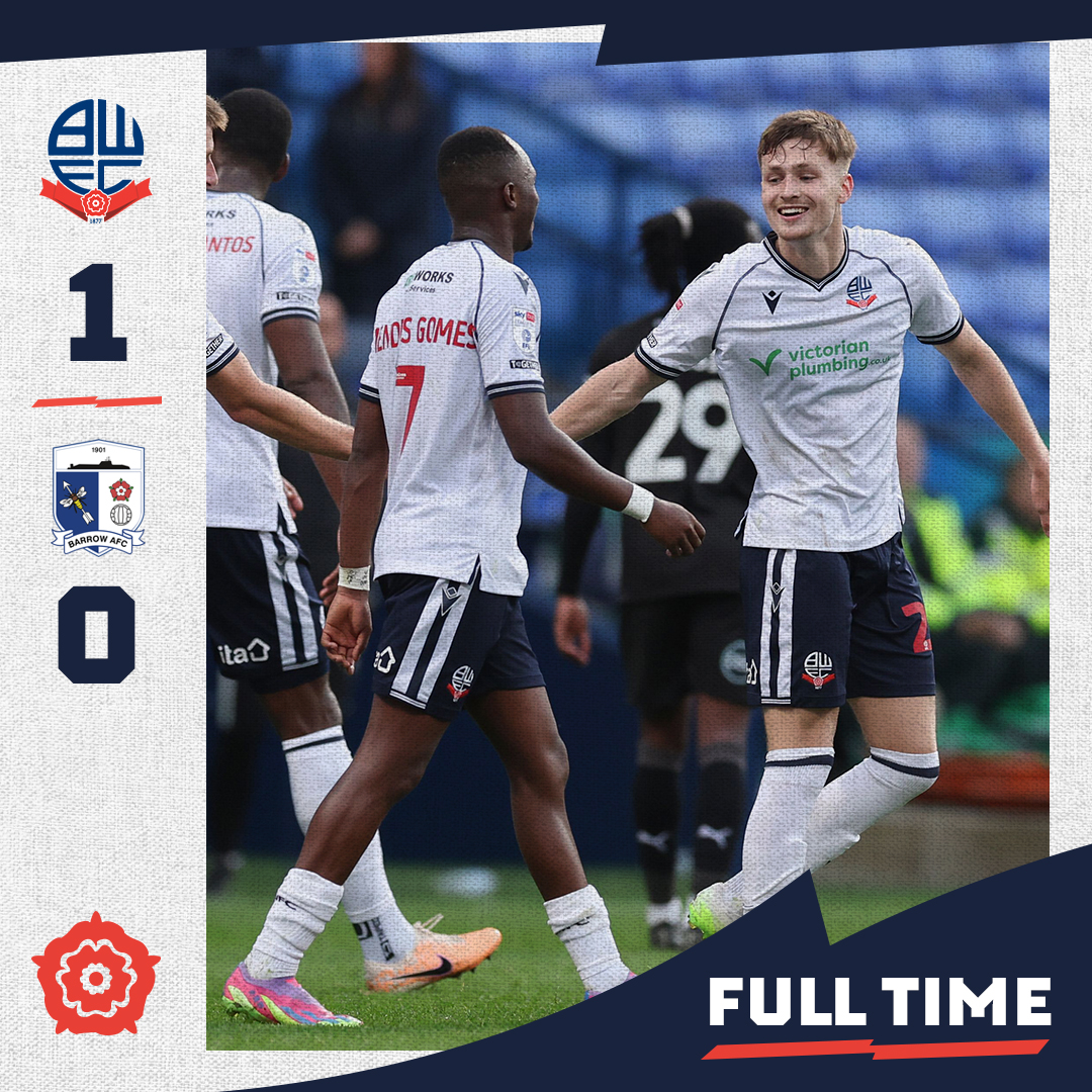 ✅ Job done and into the next round!

#bwfc