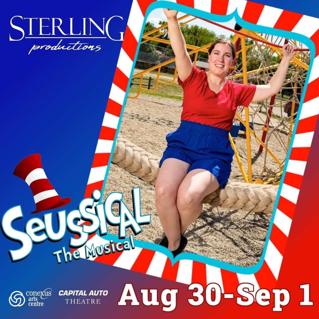 Seussical, The Musical
Aug 30 - Sep 1
Conexus Arts Centre
Shows 12:30 &amp; 7:30
---------------
Meet Candice, who joins us as a member of the Sterling Voices.
#yqrevents #yqr #conexusartscentre #seeyouatthecentre #seeyqr #yqrevents #yqrblog #sterlingsask #sterlingproductions