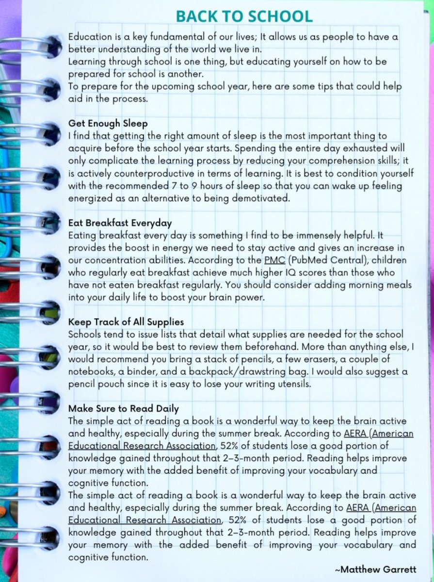 YHELPNOW's tweet photo. YHELP! Blog- #backtoschool at https://t.co/nNeH8fFOZ4 by Matthew Garrett
#yhelp #teens #youth #kids #mentalhealth #lifeskills #blog #writer #teenblogger #backtoschool #education #students #teachers #school #change #grow #positive #freshstart #mindset #routine #TimeManagement https://t.co/PBGjb7bKAl