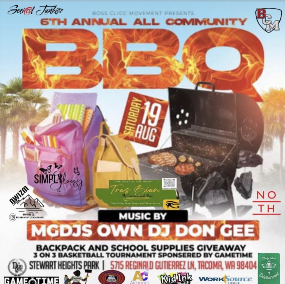 🔥🔥🔥🔥🔥🔥🔥🔥🔥🔥 BCM 6th Annual All Communities BBQ
August 19th Music by DJ Don Gee