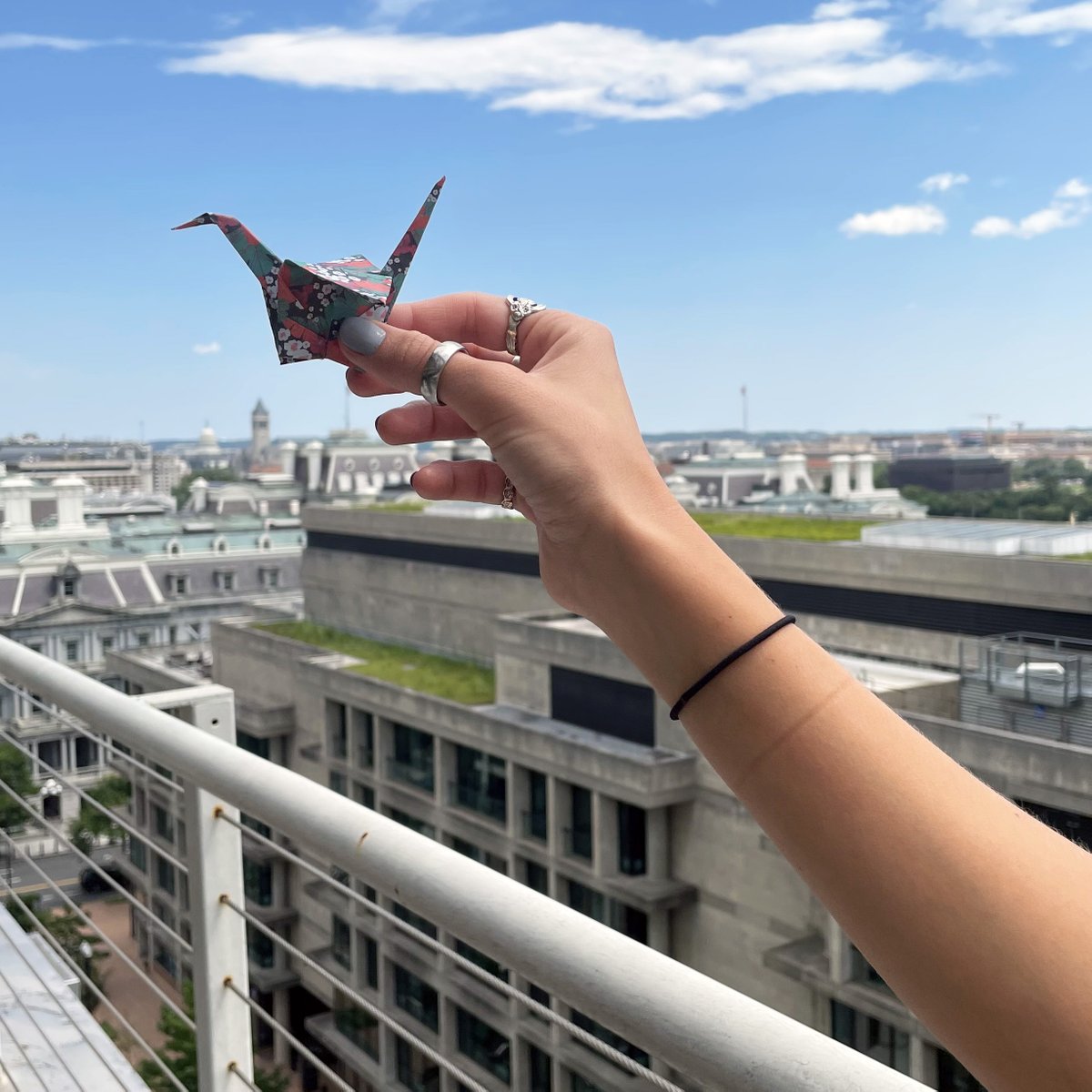 🌎Every August, people around the world fold paper cranes to honor the anniversaries of Hiroshima and Nagasaki. 

By taking action together, we demonstrate that the demand for a world free of nuclear weapons is only growing.

CranesForOurFuture.org 
#CranesForOurFuture