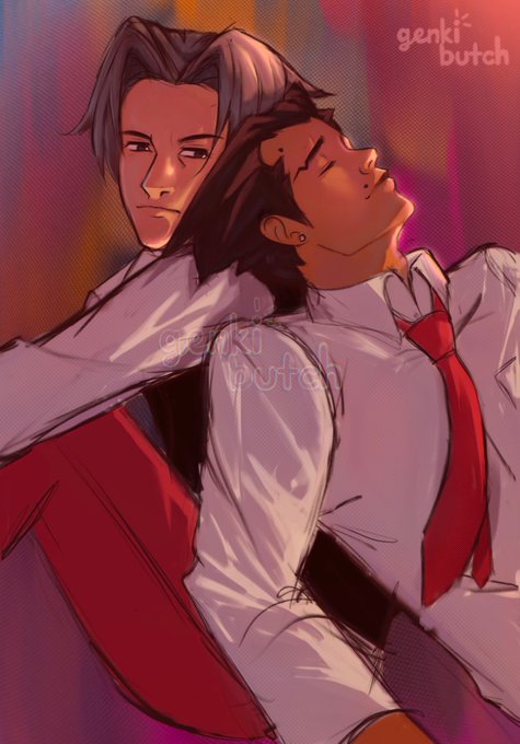 [ ace attorney / 逆転裁判 ] some narumitsu / wrightworth for the soul
