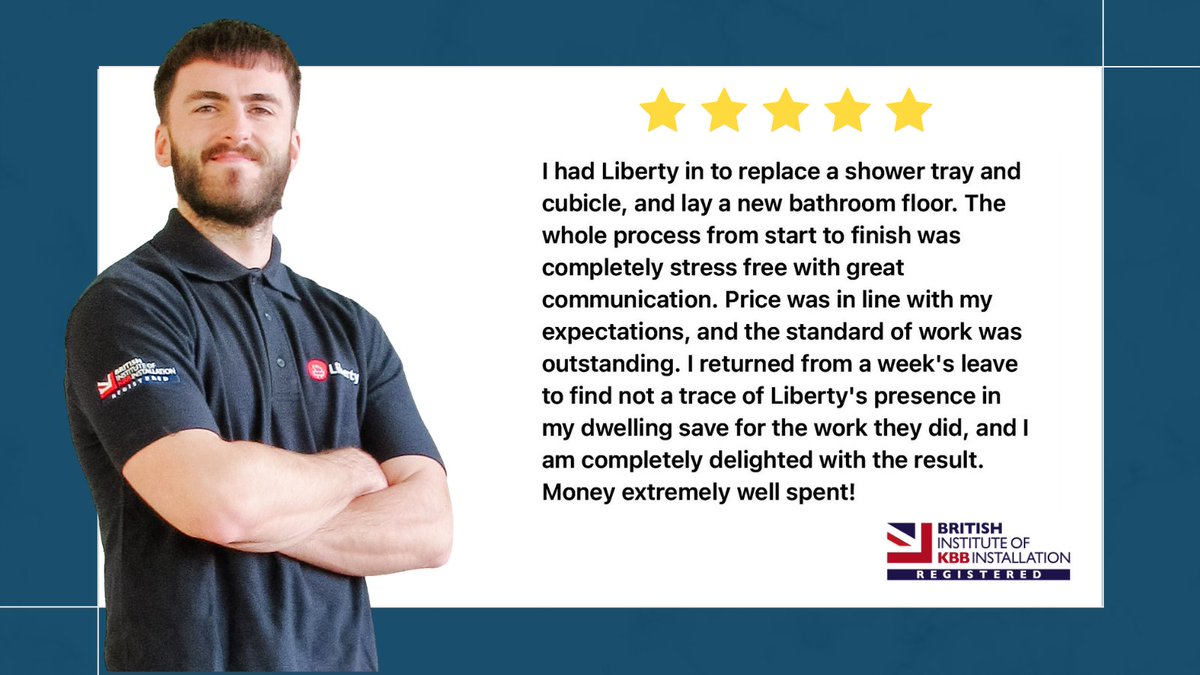 Another exceptional ⭐️⭐️⭐️⭐️⭐️ for the guys. It's not just about the quality of the installation but about the whole experience, the complete customer journey. We are so grateful when a customer sees this and is compelled to tell others. #kbb #installation #Dundee #bathrooms